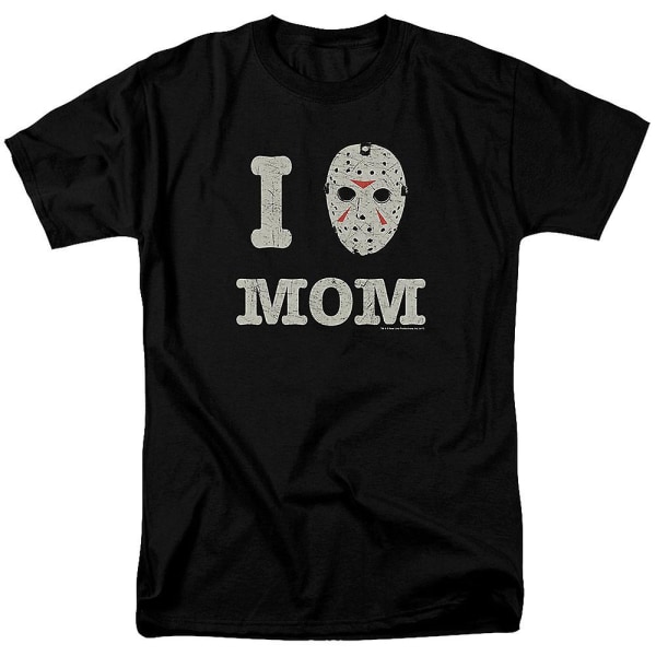 Jag älskar mamma fredag den 13:e T-shirten XXL