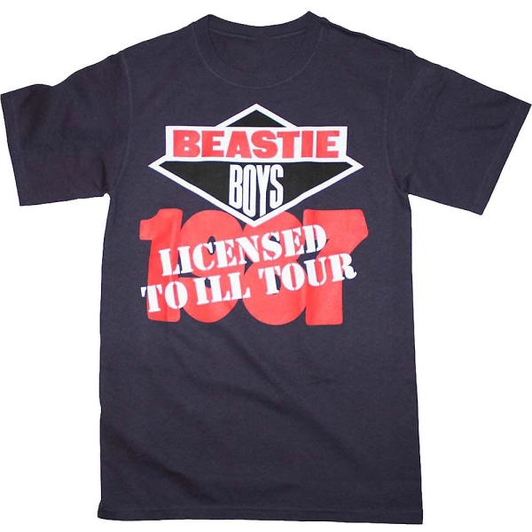 87 Licensed To Ill Tour Beastie Boys T-Shirt L