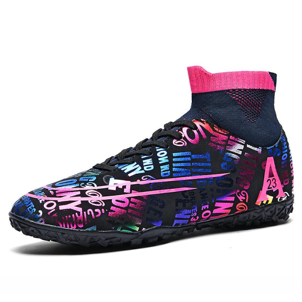 Fotbollsskor för män Spikes Fotbollsskor för ungdomar Stövlar Athletic Sneaker 3C338 Black 41