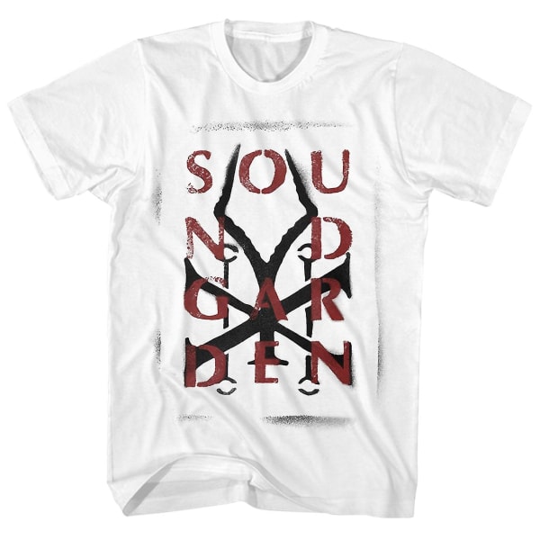 Soundgarden T-shirt Sprayfärg Logotyp Soundgarden-tröja M