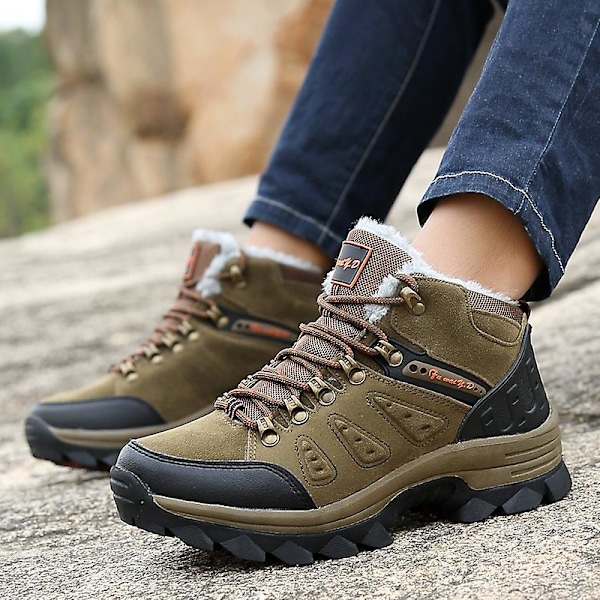 Vandringsskor för herr Andas Sneakers Halkfria utomhusskor 3100 Brown 39