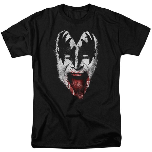 KISS Demon Face Vuxen T-shirt L