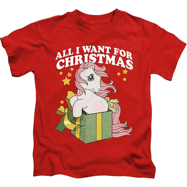 Ungdom Allt jag vill ha till jul My Little Pony Shirt XXXL