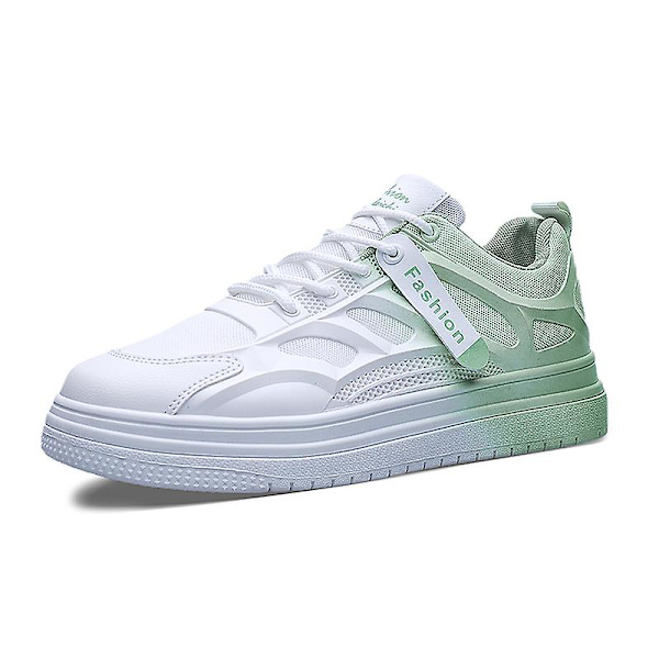 Casual för män Halkfria platta skor som andas Frq623 LightGreen 41