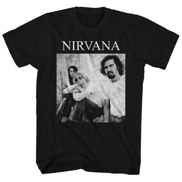 Nirvana T-shirt Svartvit gruppfoto Nirvana T-shirt M
