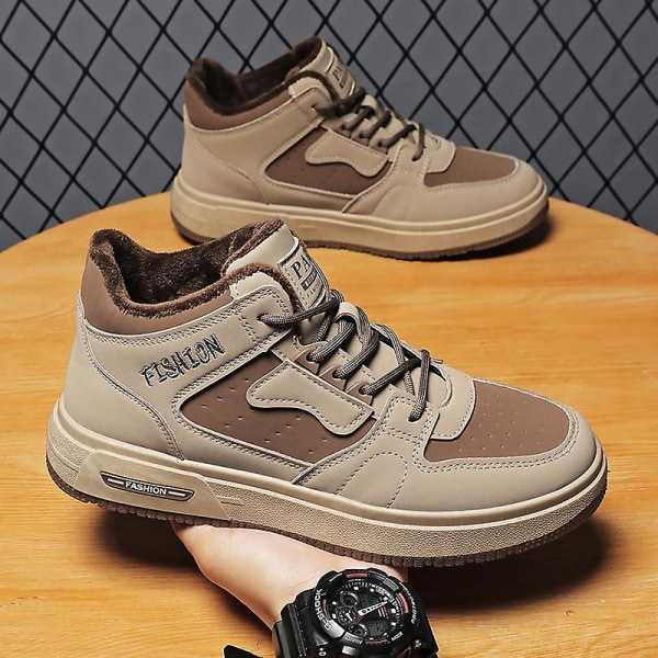 Herrsneakers Andas Skateboarding Skor Dam Löparskor 8203 Khaki 40