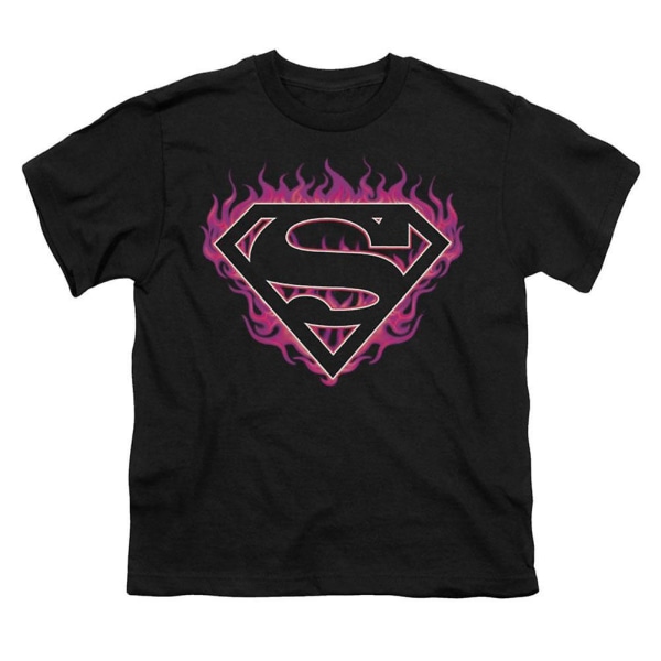 Superman Fuchsia Flames T-shirt XXL