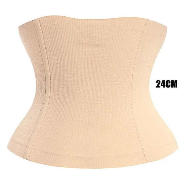 Seamless Women Shapewear Korsett Bantningsbälte Kroppsformare Postpartum Bälte Kontroll Viktminskning Enhancer Waist trainer , beige 24cm XL 2XL 52 to 78kg