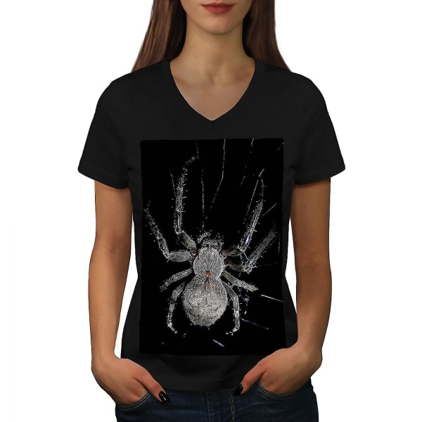 Spindelnät foto djur kvinnor T-shirt XXL