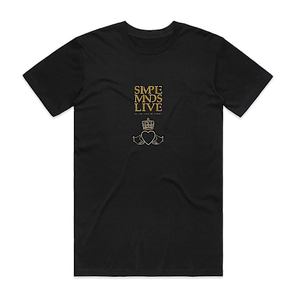 Simple Minds Live In The City Of Light T-shirt Svart XL