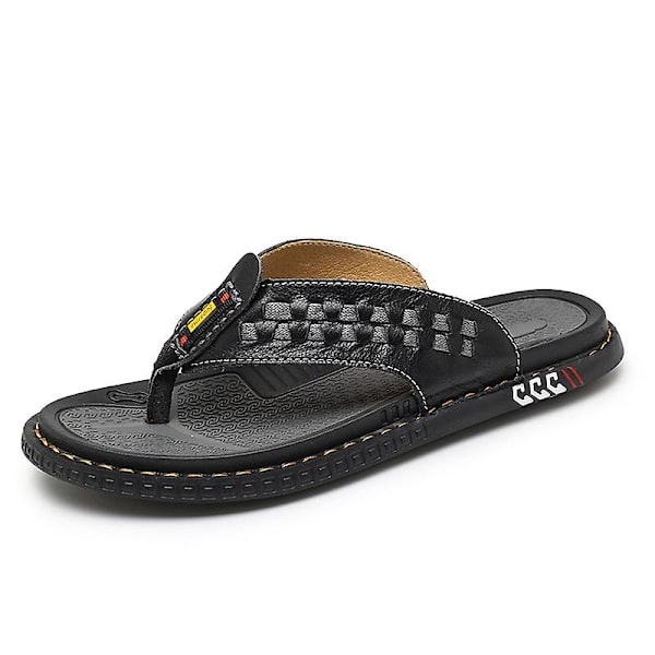 Herr Sport Flip Flops Komfort Casual Stringsandaler Utomhus 3C8611 Black 41