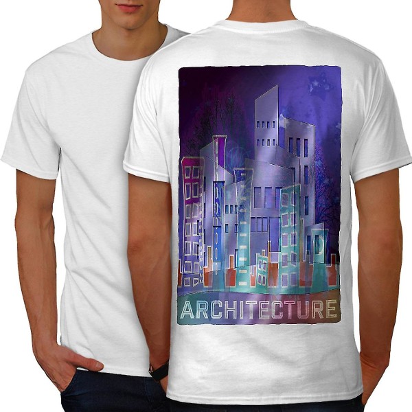 Arkitektur Stad män T-shirt tillbaka M