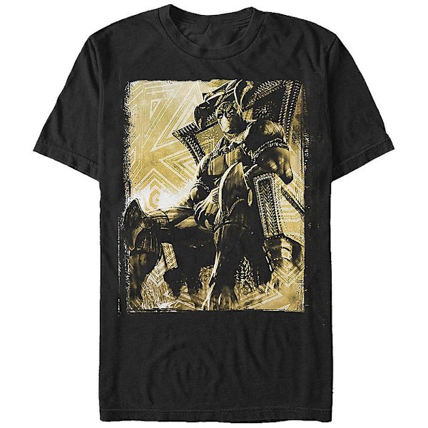King's Throne Black Panther T-shirt XL