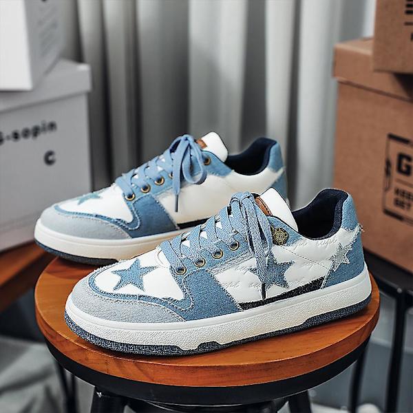Herrsneakers Andas Skateboarding Skor Dam Löparskor 3Ah032A LightBlue 41