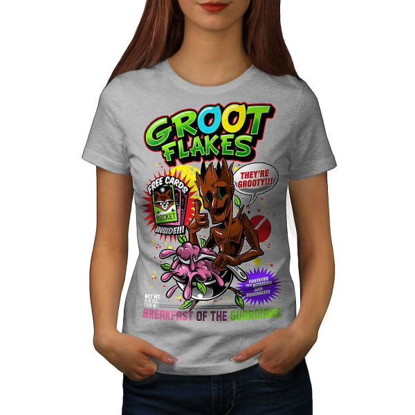 Groot Flakes Comic Women Greyt-shirt L