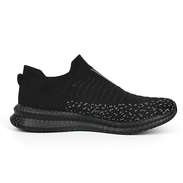 Sommarskor för män Loafers Andas herrsneakers Mode bekväm casual 2G227 Black 41