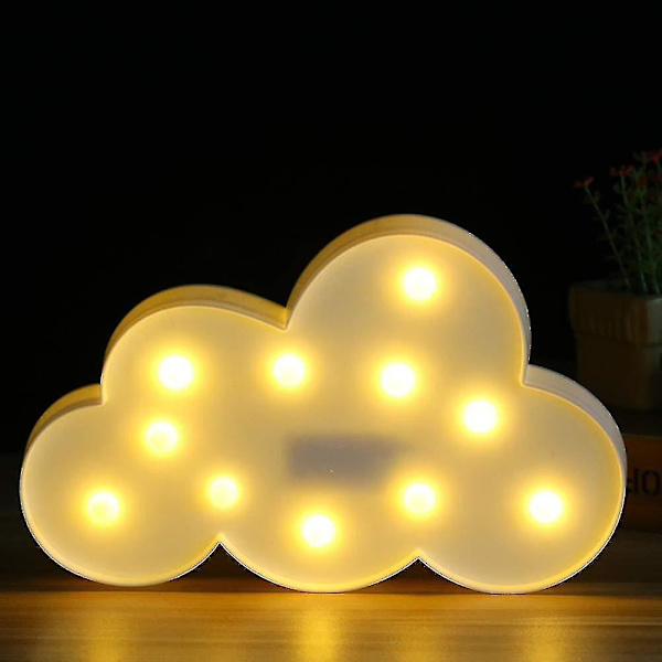Lampor Creative 3D LED Nattljus Dekor Lampa Vit