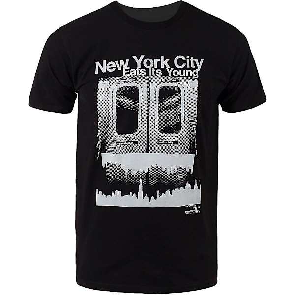 How To Make It In America Unisex How To Make It In America Nyc Eats Its Young T-shirt Black Large XL