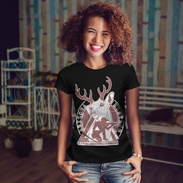 Arizona Hunting Women Blackt-shirt L