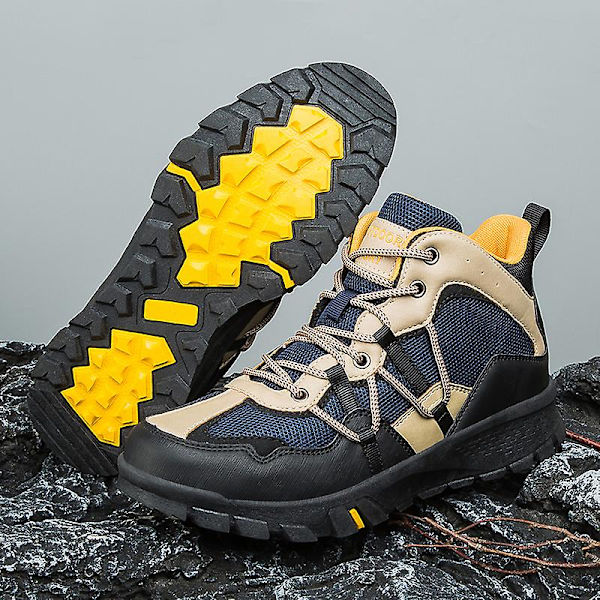 Vandringsskor för herr Andas Sneakers Halkfria utomhusskor 762 Brown 41