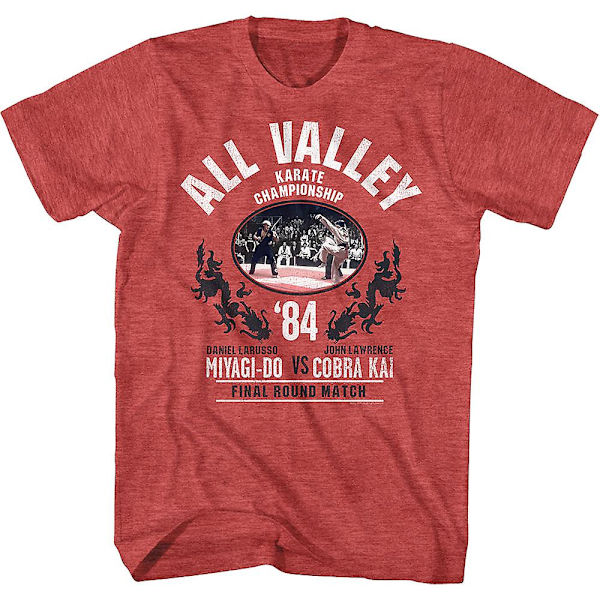 All Valley Karate Championship Final Round Match Karate Kid T-shirt XXXL