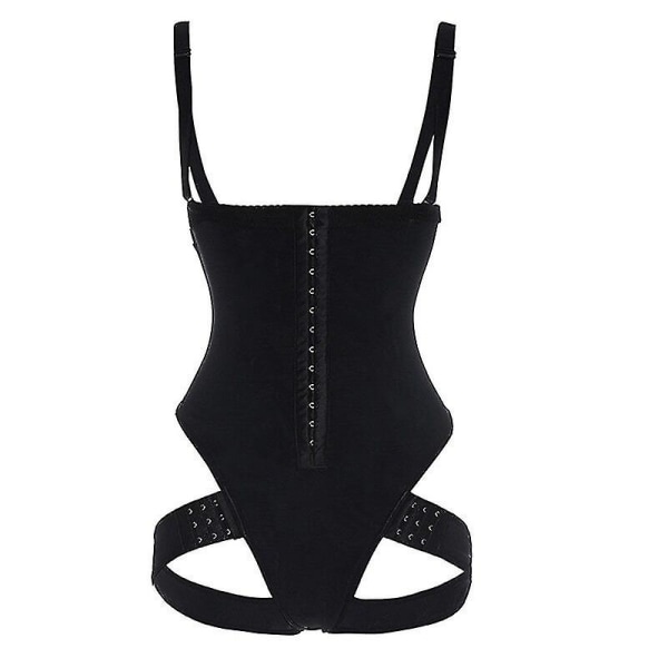 Exceptionell Shapewear för kvinnor 2-i-1 Höftlyftande byxor med hög midja för kvinnor Casual Shaper Underkläder Dammanschett Tummy Trainer, svart L