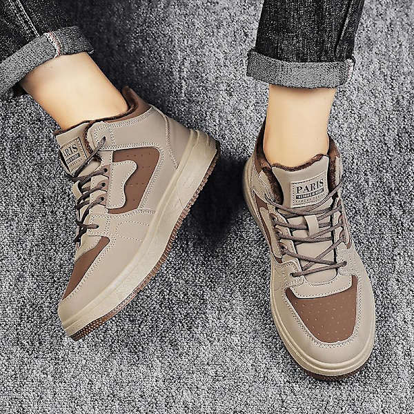 Herrsneakers Andas Skateboarding Skor Dam Löparskor 8203 Khaki 41