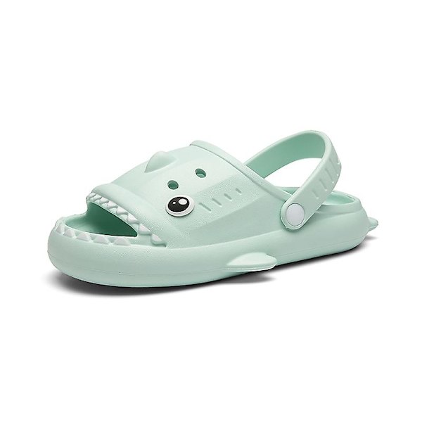 Pojkar Flickor Strandtofflor Hajsandaler Utomhus Halkfria inomhusskor 3Bsy001 Cyan 34-35