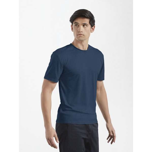 Solitude Active T-shirt Navy L_Back