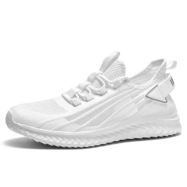 Sneakers för män Mode Utomhus Casual Sport Jogging Skor 6963 White 41