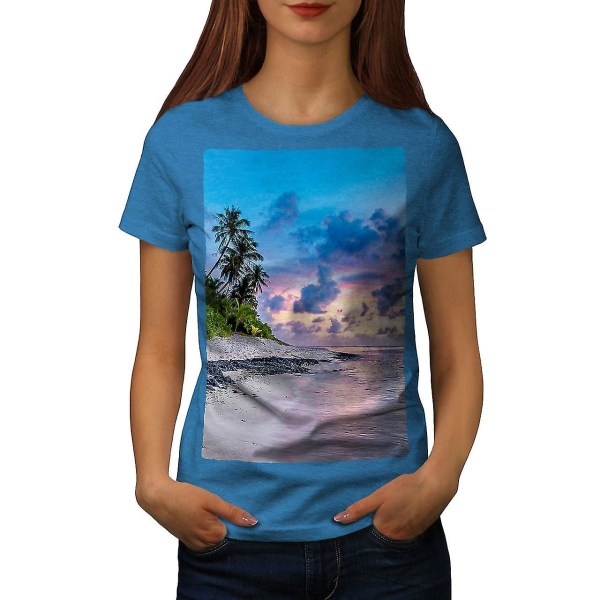 Sea Art Shore Palm Dam Royal Bluet-shirt 3XL