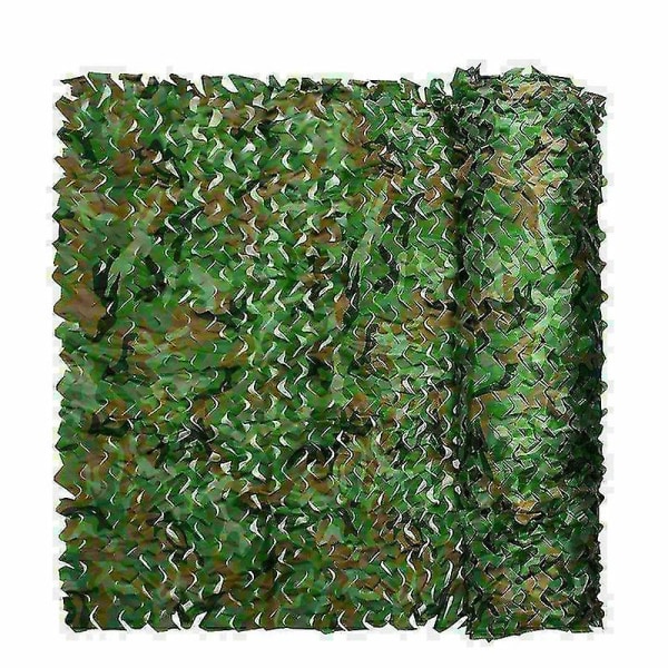 4m*6m Camo Net Jakt/skytte Kamouflage Göm Army Camping Skogsnät Uk-9 Army Green 30m x 1.5m
