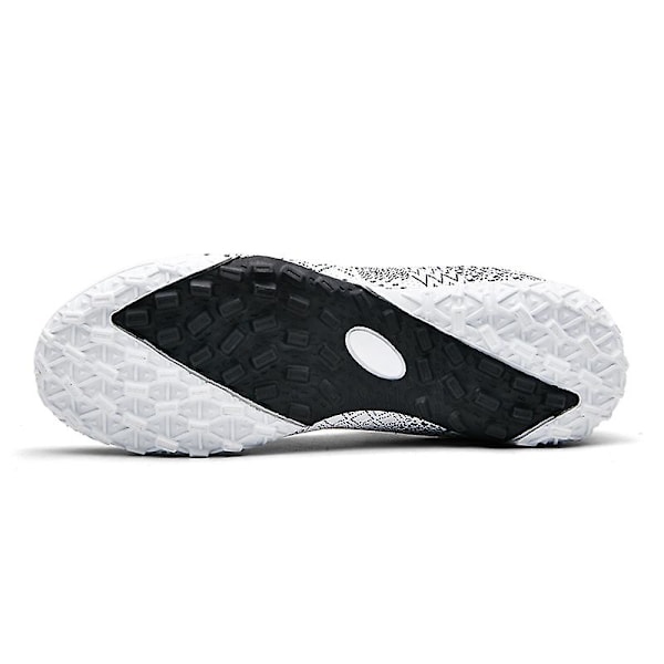 Fotbollsskor för män Halkfria fotbollsskor Klossar Gräs Fotbollssneakers Yj757 White 42