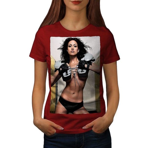 Fitness Girl Erotisk Sexig T-shirt för kvinnor XL