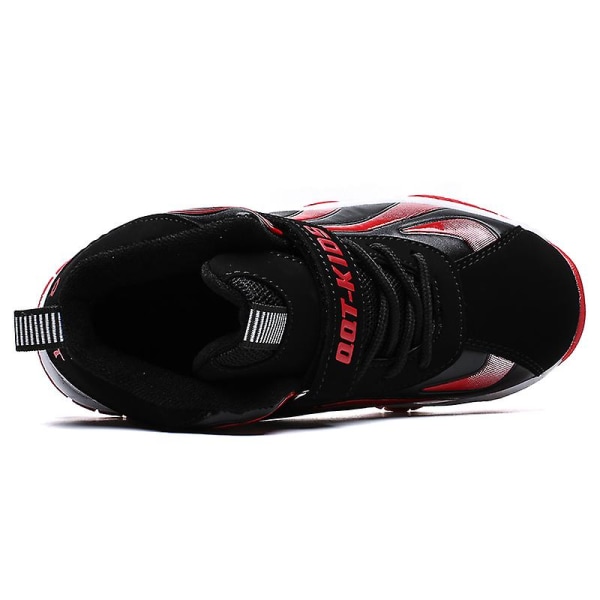 Basketskor för barn Mode Halkfria sneakers Sportskor som andas 3987Em BlackRed 34
