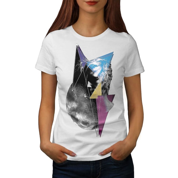 Cosmic Moon Space T-shirt för kvinnor M