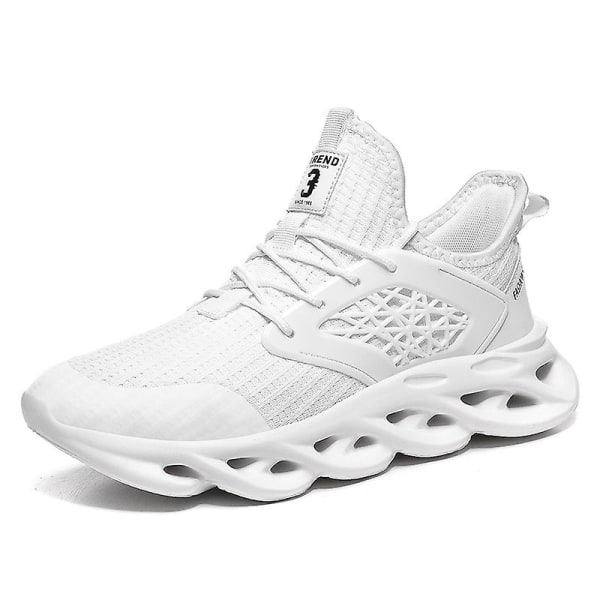 Herrsneakers löptennisskor Lättviktsventilerande Sport Athletic 3C553 White 41