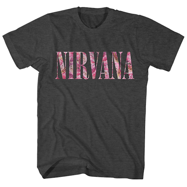 Nirvana T Shirt Blommig logotyp Nirvana Shirt M