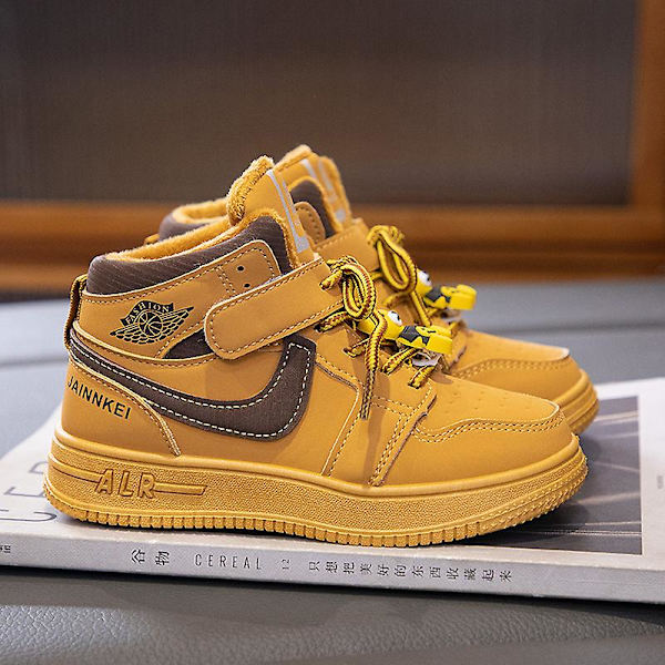 Sneakers för barn Andas Pojkar Flickor Skateboard Skor Löparskor 02 Yellow 34