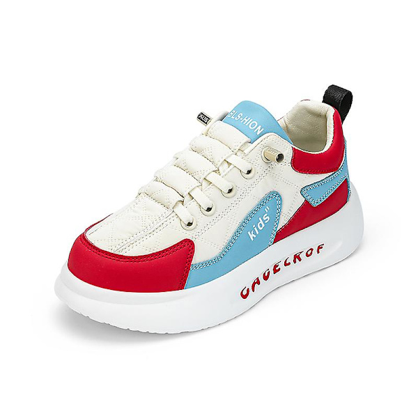 Barn Sneakers Pojkar Basketskor Halkfria Barn Sportskor 3Bk39 Red 34