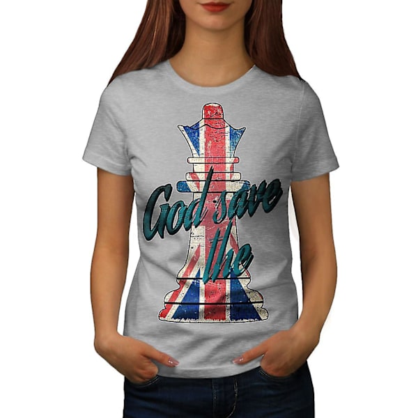 Guden räddar drottningen T-shirt för kvinnor S