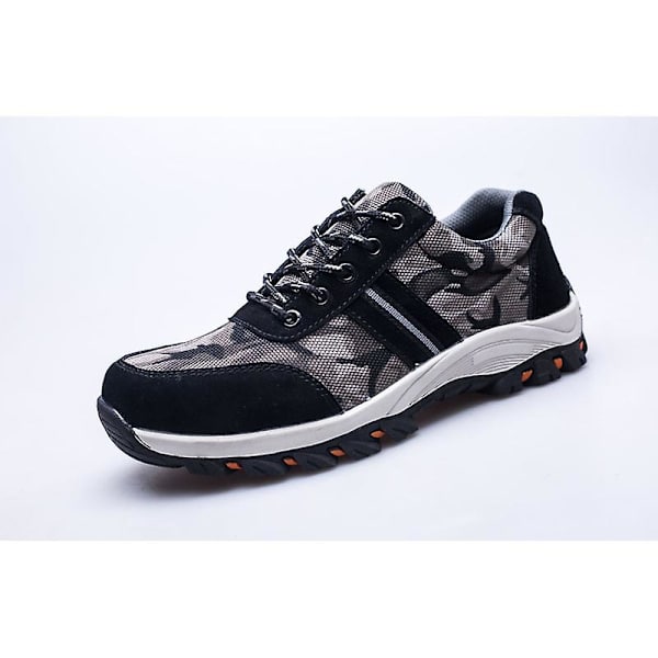 Sneakers för män Andas lätta ståltå säkerhetsarbetsskor 2D527 48