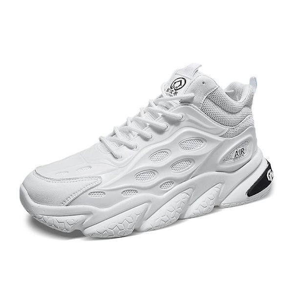 Herr Dam Sneakers Andas löparskor Mode Sportskor Z328 White 41