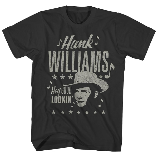 Hank Williams T-tröja Hey Good Lookinâ€? Hank Williams-skjorta XL