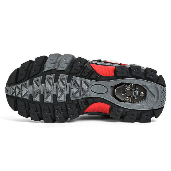 Pojkar Flickskor Utomhusvandring Vattentät Sneaker för barn 2J201 BlackRed 39
