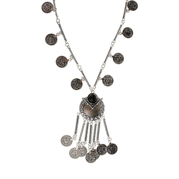 3x Belly Dance Bohemian Smycken Med Tribal Etniska Pärlor Boho Halsband Med Fransar