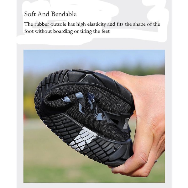 Lätta, punkteringsbeständiga, skyddsarbetsskor för män Sneakers 3C3019 BlackWhite 44