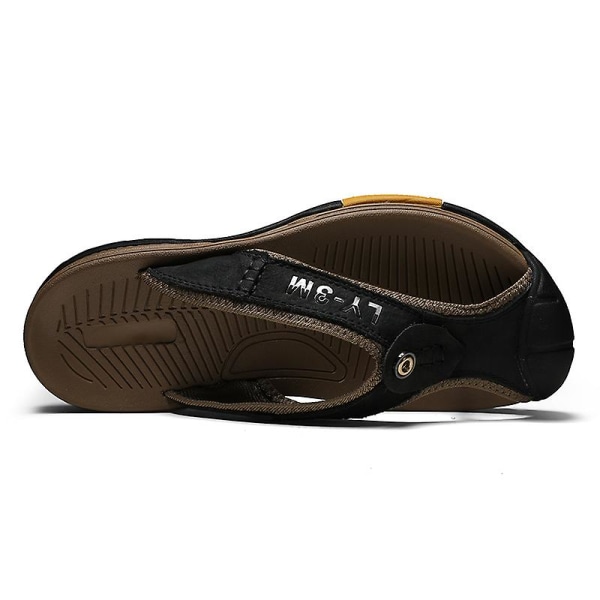 Herrtofflor Kohud Flip-Flop sandaler 1F7223 Black 39