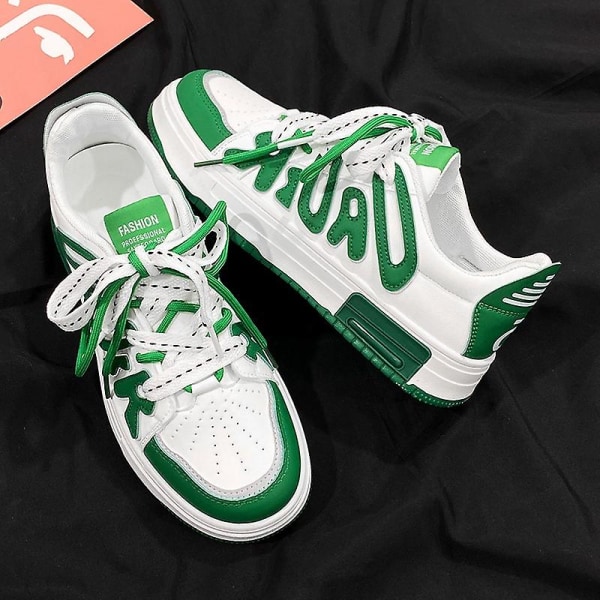 Herrskor Sport Löparskor Mode Sneakers 2C8860-1 Green 40