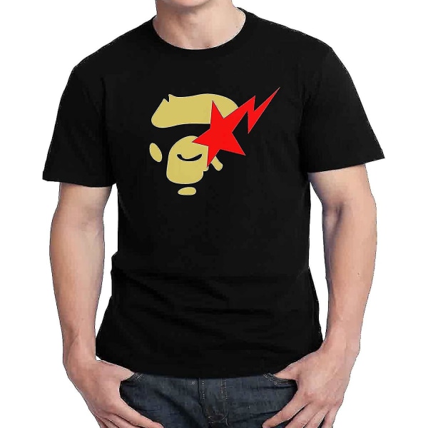 En T-shirt med logotyp för badande apa för män 3XL